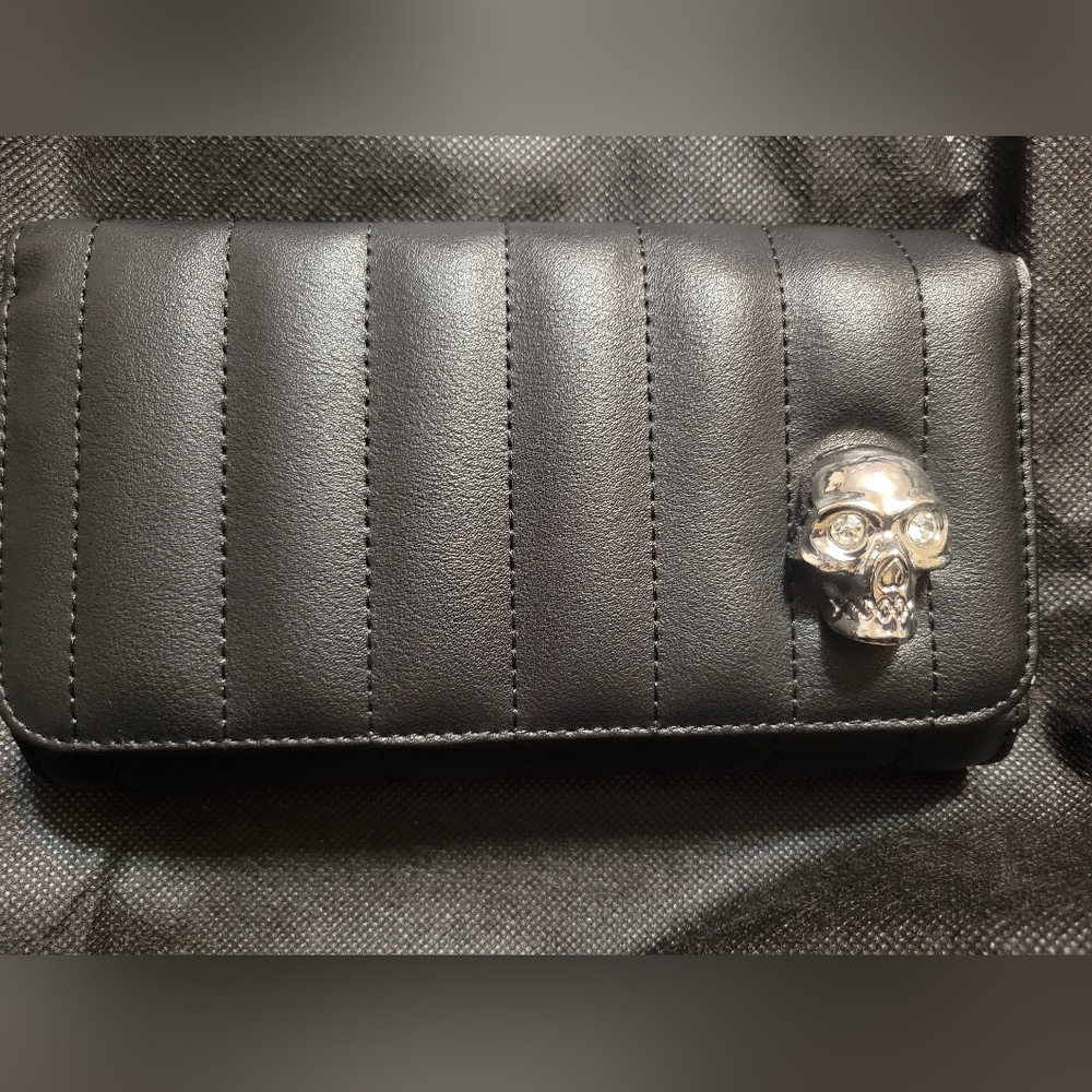 Lux de Ville Lady Vamp skull wallet